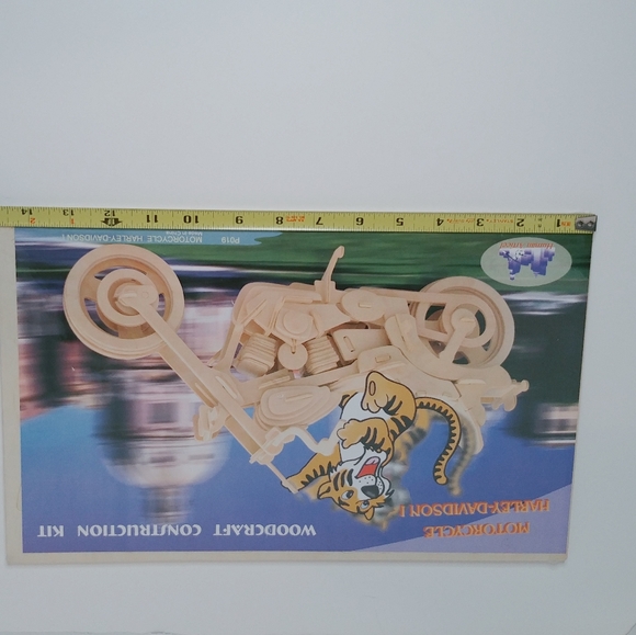 Woodcraft Games Harley Davidson Woodcraft Construction Kit Puzzle Poshmark